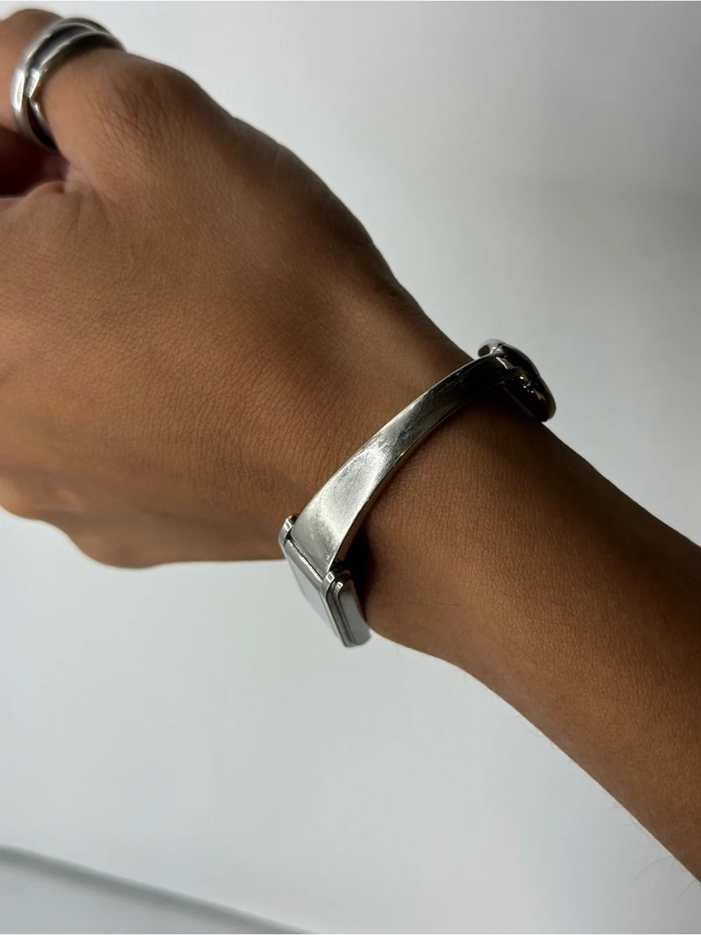 Gucci Silver Bangle Watch